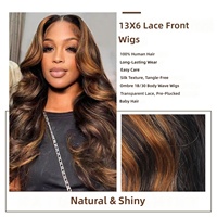 Perruques Lace Front 13x6 en Cheveux Humains P1B/30 Highlight