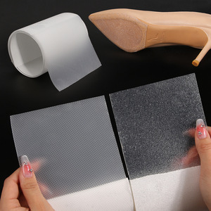 Nouvelles protections adhésives <span class=keywords><strong>anti</strong></span>-frottement pour l'avant-pied des chaussures à talons hauts, résistantes à l'usure, silencieuses, antidérapantes, en caoutchouc, pour semelles de chaussures neuves - Product Image 1