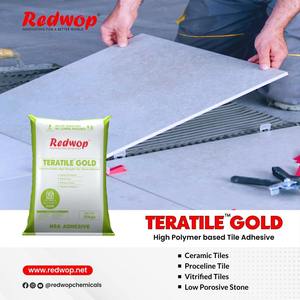 Adhésif pour carrelage polymère modifié TERATILE GOLD C2TE, mortier à base de ciment à haute adhérence pour l'installation de carreaux en céramique, en porcelaine et en grès cérame - Product Image 3