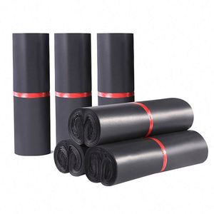 ถุงขยะกันน้ำแบบมีกาวในตัว Jun Yao พิมพ์โลโก้ได้ตามต้องการ สำหรับใช้ในครัวเรือน บรรจุภัณฑ์สำหรับส่งพัสดุด่วน ถุงส่งไปรษณีย์ - Product Image 5