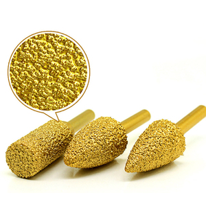 Chân không brazed kim cương Mài bit Burrs mài đầu khắc bit cho kim loại 6mm Shank - Product Image 1