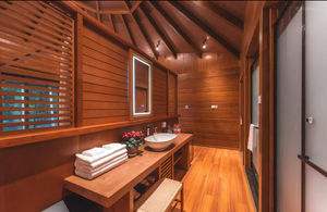 Maison en bois modulaire préfabriquée, chalet en rondins avec terrasse et piscine, maison de luxe en bois, lodge, mini-resort, séjour, bungalow - Product Image 6