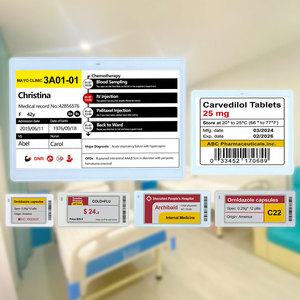 10.2 Inch 4 Color Esl Eco-Friendly Electronic Sign Board Smart Digital Ble5.0 E-Ink <b>Display</b> For Hospital Healthcare Solution - Product Image 1