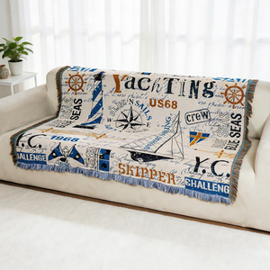 <span class=keywords><strong>Manta</strong></span> Tejida Artística <span class=keywords><strong>Personalizada</strong></span> DaiRui para Vendedores de Etsy, Tapiz Jacquard 100% Algodón con Envío Discreto para Diseñadores - Product Image 2