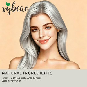 Crema Colorante per <span class=keywords><strong>Capelli</strong></span> Bianco Argento Tonalità Fredda Anti-Giallo Lunga Durata Copertura Totale Finitura Lucida e Liscia OEM ODM - Product Image 4