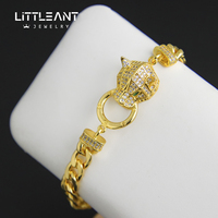 Europe Amérique Tendance Bijoux en Or, Ensemble de Bijoux de Mode Motif Léopard, Vente en Gros Dubaï, Collier en Or 21 Carats pour Femme