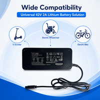 Chargeur universel 42V 2A 88W pour trottinette électrique – Adaptateur secteur sécurisé à 3 broches pour une charge fiable et efficace, favorisant la santé de la batterie