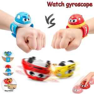 Jouet multifonctionnel : Mini gyroscope à friction pour doigt, toupie de combat, voiture créative et montre empilable - Product Image 3