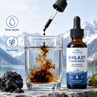 Complément alimentaire liquide en gouttes à base d'Ashwagandha, de Shilajit et d'huile de graines noires, marque privée OEM/ODM