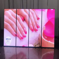 Afficheur LED intérieur/extérieur 4K HDR10 DCI-P3 95% 600cd lisible en plein soleil pour centres commerciaux, magasins de détail, ascenseurs, signalétique directionnelle, garantie 1 an