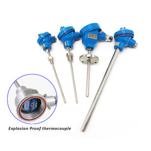 K Type Thermokoppel Temperatuursensor <span class=keywords><strong>400</strong></span> Graden Explosieveilige Gepantserde Platina Thermistor <span class=keywords><strong>Pt100</strong></span> Thermokoppel Sonde - Product Image 5