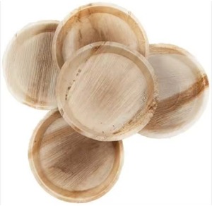 Platos Redondos de Hoja de Areca de 10 Pulgadas, Desechables, Ecológicos, Biodegradables, Platos de Hoja de Palma para Fiestas, Bodas, Catering, Suministro al por Mayor - Product Image 1
