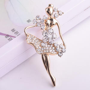 Ballet bailarina bailarinas broche mujeres niñas Hijab <span class=keywords><strong>Pin</strong></span> <span class=keywords><strong>up</strong></span> Clips bufanda sombreros hombro ramilletes ramo Bijoux - Product Image 2