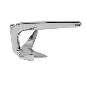 Ancre de <span class=keywords><strong>bateau</strong></span> de style Bruce en acier inoxydable 316 de 15 kg, finition polie miroir - Product Image 4