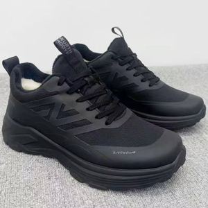 Chaussures de sport décontractées pour hommes, en laine épaisse doublée de polaire, de haute qualité, imperméables, pour la randonnée en plein air - Product Image 2