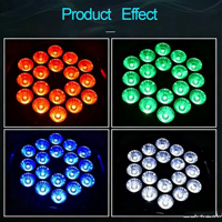 Nouvelle conception de projecteur LED PAR pour scène, lumière RGBW 4 en 1, éclairage de scène pour mariage, cérémonie, hôtel, salle de bal, festival, spectacle