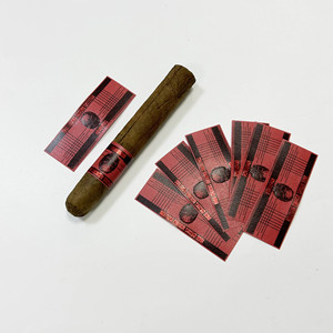 Custom Printed Rectangular Self-Adhesive Cigar <b>Labels</b> Gold Stamping Embossing For Gift Craft <b>Packaging</b> - Product Image 3