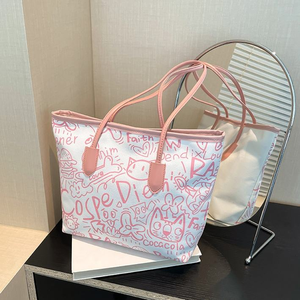 Túi <span class=keywords><strong>tote</strong></span> vải bố in logo theo yêu cầu, thời trang mới, bán buôn, dành cho nữ, có khóa kéo, dây đeo, chất liệu cotton, túi nhỏ, túi đựng điện thoại - Product Image 3
