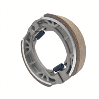 Plaquettes de frein CG125 175,8g en aluminium pour frein à tambour pour moto Honda Lifan Loncin Zongshen 125cc