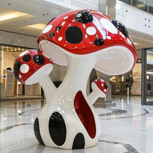 Sculpture en FRP personnalisée, décorations de jardin extérieures, sculpture moderne pop art, décorations de centre commercial, artisanat en résine, modèles d'animaux - Product Image 4