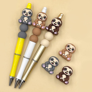 Nuevas llegadas: Cuentas focales de silicona 3D creativas con forma de gambá para la fabricación de bolígrafos, llaveros y joyas. - Product Image 6