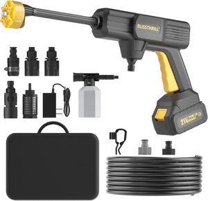 Pistola <span class=keywords><strong>de</strong></span> Lavado <span class=keywords><strong>de</strong></span> Autos con Rociadores Ajustables, Lavadora a Presión, Pistolas <span class=keywords><strong>de</strong></span> Agua Negras, Juego <span class=keywords><strong>de</strong></span> Lavado <span class=keywords><strong>de</strong></span> Autos - Product Image 2