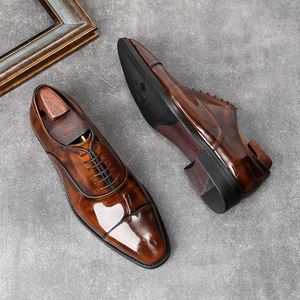 Zapatos Formales de Negocios para Hombre, Estilo Inglés Casual, de Piel Vacuna de Primera Calidad, con Aumento de Altura, Antideslizantes e Impermeables - Product Image 2
