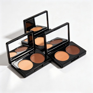 Paleta de Contorno e Iluminador en Polvo de Marca Privada, 2 Colores Mezclables, Maquillaje Facial Mate con Espejo, Venta al Por Mayor OEM - Product Image 4