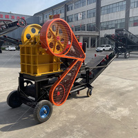 Conveyor à bande transporteuse mobile PE 200x300 à longue durée de vie pour concasseur à mâchoires, idéal pour les sites miniers au Honduras et en Jamaïque – Ventes