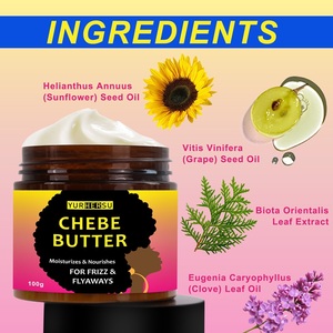 YURHERSU Maschera per <span class=keywords><strong>Capelli</strong></span> al Burro di Chebe Naturale, Nutriente Profonda, Riparatrice, Lisciante e <span class=keywords><strong>Idratante</strong></span>, <span class=keywords><strong>Crema</strong></span> 100g - Product Image 3