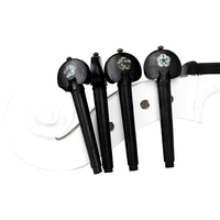 Cello Accessories High-end Ebony Carved Abalone Violin Accessory String Shaft 4 Pcs Pegs