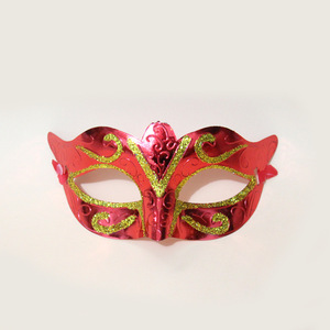 Masque vénitien élégant à paillettes, masque de carnaval, masque de fête d'Halloween, masque de cosplay, masque unisexe - Product Image 3