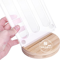 Support de rangement pour dosettes de café en acrylique transparent imprimé sérigraphié, conception flexible, logo personnalisé, tolérances de haute précision