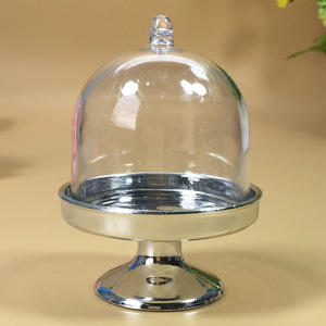 Mini Cute Transparent Gold <strong>Tray</strong> Plastic <strong>Candy</strong> Box Wedding Party Mini Cake Cup Stands Chocolate Gifts <strong>Candy</strong> Box - Product Image 5