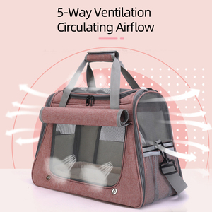 Con Chó Sling Tàu Sân Bay Vật Nuôi Tote Túi Mềm Mèo Tàu Sân Bay Với Cửa Sổ Thoáng Khí Tay Miễn Phí Cho Du Lịch Ngoài Trời - Product Image 4