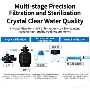 Système de filtration de <span class=keywords><strong>piscine</strong></span> facile à installer, prêt à l'emploi, pour une eau cristalline, unité de filtration et de stérilisation de <span class=keywords><strong>piscine</strong></span> - Product Image 4