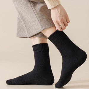 High Quality Autumn <b>Winter</b> Merino Wool <b>Socks</b> for Men Women Cold-Resistant Warm Thickened Solid - Product Image 5