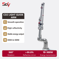 Bras articulé laser CO2 10600nm 7 articulations haute réflectivité >99,8% pour machine laser médicale esthétique
