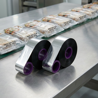 Cinta de Carbono para Codificación TTO de Alta Velocidad, Impresión por Transferencia de Calor, Totalmente de Resina, de Alta Calidad, 30 mm x 600 m, UV/Sublimación, para Alimentos