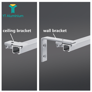Nhôm Rèm theo dõi hệ thống Rèm gợn gấp Giấc Mơ nhôm Rèm theo dõi đường sắt cho trang trí nội thất và cửa sổ phụ kiện - Product Image 3