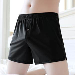 SQINUSQN/Lion Chino 7A, pantalones <span class=keywords><strong>Aro</strong></span> de seda helada de verano para hombre, ropa interior transpirable fresca para el hogar, pantalones de salón antibacterianos para hombre - Product Image 2