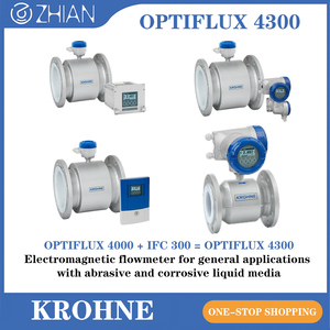 เครื่องวัดการไหล KROHNE DN15 เซ็นเซอร์ 15 มม. OPTIFLUX4300 เครื่องวัดการไหลแบบแม่เหล็ก OEM สำหรับน้ำ - Product Image 1