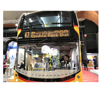 Affichage à points basculants Destination 64x256 pixels Triple affichage brut - jaune