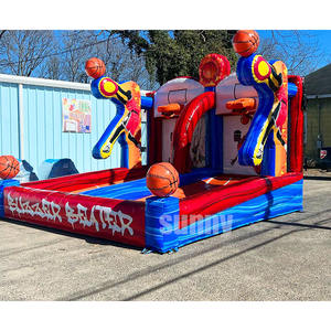Activités de plein air pour écoliers et adultes font la fête jeu de basket-ball gonflable préféré - Product Image 4