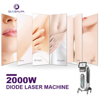 Nouvelle Conception 2026 - Laser Diode Professionnel 2000W 755nm 808nm 940nm 1064nm - Épilation Permanente Indolore - Appareil de Traitement