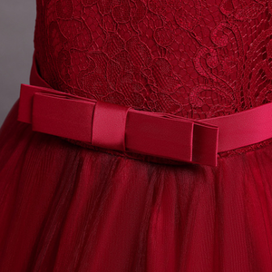 女童长款晚礼服新款设计正式生日派对礼服童装正式礼服婚礼 - Product Image 5