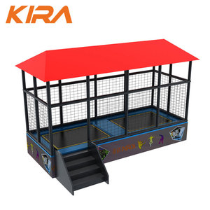Parc de trampolines le plus vendu petit <span class=keywords><strong>trampoline</strong></span> d'intérieur pour enfants avec filet de protection pour centre commercial - Product Image 6