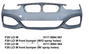 Parachoques Delantero Compatible con BMW F20, <span class=keywords><strong>F20M</strong></span>, L20LCI, 51117429711, 51118064587, 5111 7429 713, 5111 8053 807, 5111 7457 401 - Product Image 2
