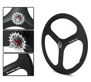 ล้อจักรยานฟิกซ์เกียร์แบบสามก้าน Navigate 700C น้ำหนักเบา ผลิตจากแมกนีเซียมอัลลอยด์ - Product Image 4