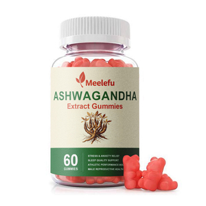 Gomitas <span class=keywords><strong>de</strong></span> Extracto Herbal <span class=keywords><strong>de</strong></span> <span class=keywords><strong>Ashwagandha</strong></span> y Multivitaminas <span class=keywords><strong>de</strong></span> Marca Privada para Adultos - Vegetarianas, Relajan el Espíritu, Alivian el Estrés - Product Image 1